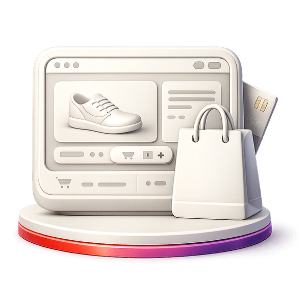 E-Commerce and retail technology illustration