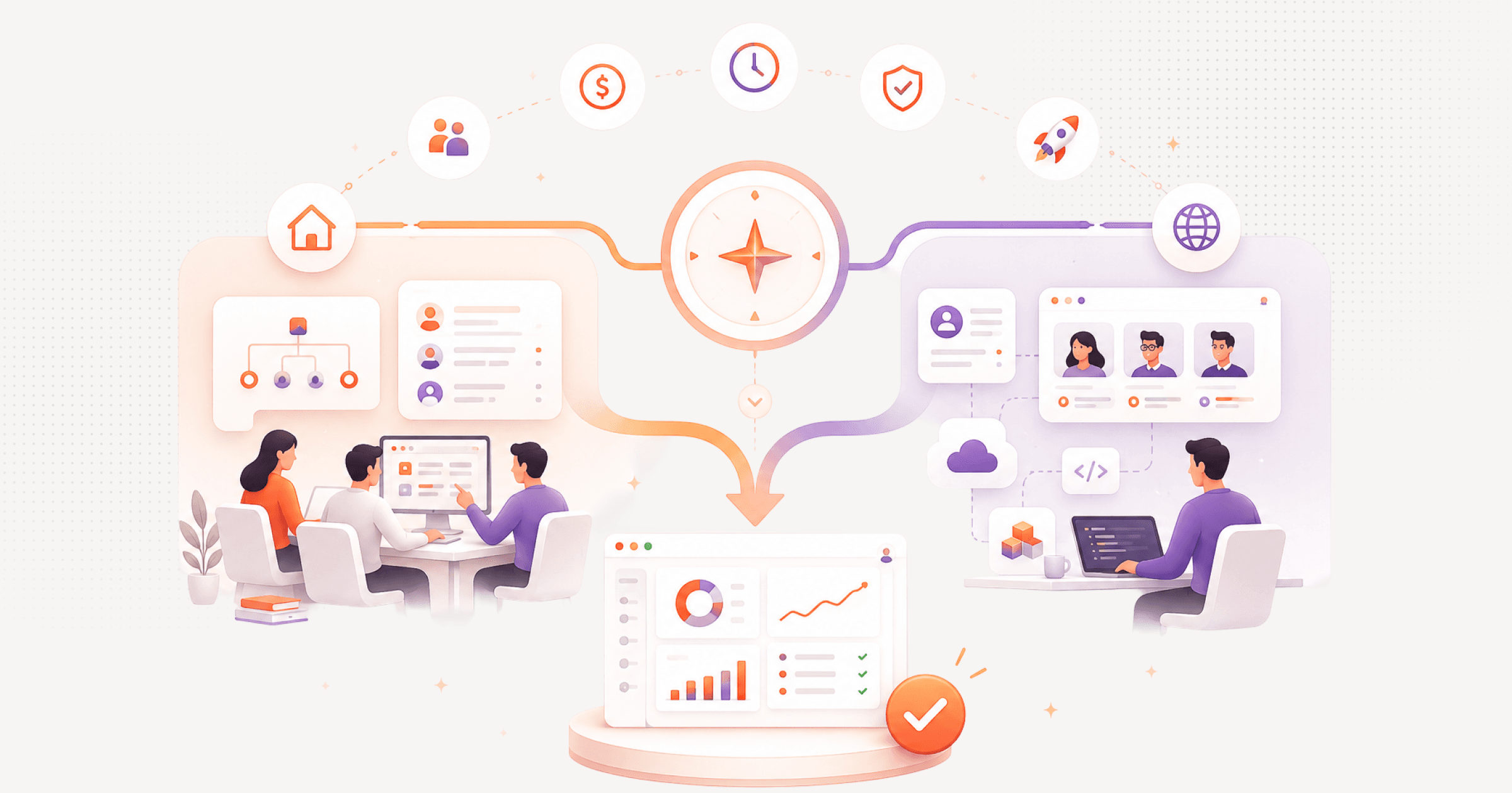 Choosing between in-house and external product teams