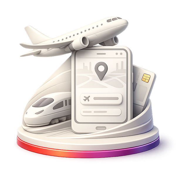 Travel technology illustration