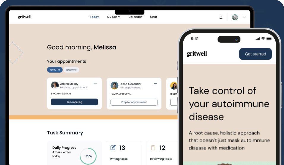 Gritwell healthcare platform